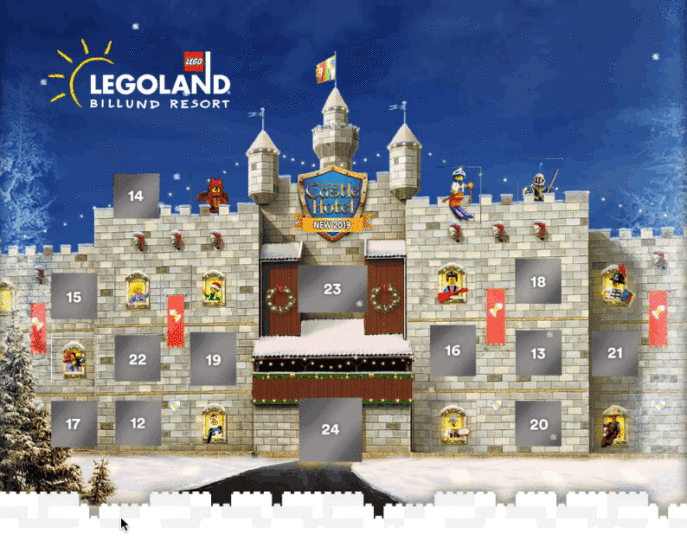 Christmas calendar from Legoland 